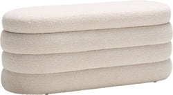 LIYA Polsterbank - Creme / B: 111.5 cm x T: 46.0 cm x H: 47.0 cm