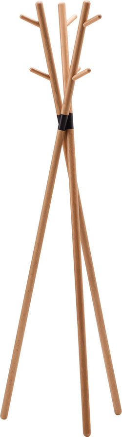 Porte-manteaux ELIN - L : 52,0 cm x P : 51,0 cm x H : 160,0 cm / Naturel
