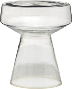 ASHLEY Beistelltisch Glas transp.Ø39H44c - Transparent / B: 39.0 cm x T: 39.0 cm x H: 44.0 cm
