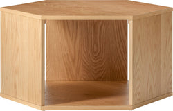 MARLEY Salontisch 70x60.5xH36.5cm - Eiche furniert / B: 70.0 cm x T: 60.5 cm x H: 36.5 cm