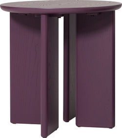 ELVA Beistelltisch - Aubergine / H: 45.0 cm
