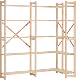 WASA Regalkombination - Fichte / B: 163.2 cm x T: 30.0 cm x H: 183.0 cm