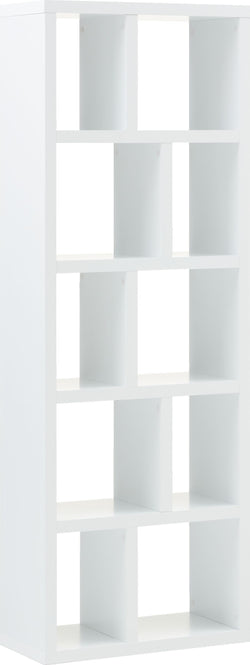 INDUS Etagère - Blanc / L: 70.0 cm x P: 34.0 cm x H: 198.0 cm