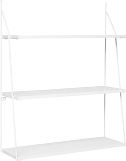 JOSHUA Étagère murale - Blanc / L: 60.0 cm x P: 20.0 cm x H: 75.0 cm
