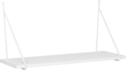 JOSHUA Scaffale a parete - Bianco / L: 60.0 cm x P: 20.0 cm x A: 30.0 cm