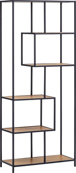 JEREMY Scaffale - Marrone / L: 77.0 cm x P: 35.0 cm x A: 185.0 cm