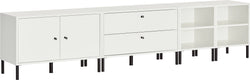 FINJA Buffet bas - Blanc / L: 240.0 cm x P: 36.0 cm x H: 52.0 cm