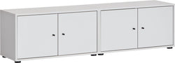 FINJA Buffet basso - Grigio perla / L: 160.0 cm x P: 36.0 cm x A: 43.0 cm