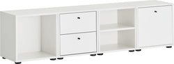 FINJA Buffet bas - Blanc / L: 160.0 cm x P: 36.0 cm x H: 43.0 cm