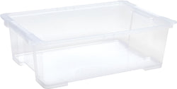 EVO Boîte de rangement - Transparent / L: 39.2 cm x P: 58.3 cm x H: 18.3 cm