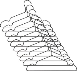 TIMEA Cintre - Noir / L: 41.0 cm x P: 4.0 cm x H: 22.0 cm