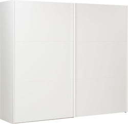 MODULO Armadio con ante scorrevoli - Bianco / L: 253,0 cm x P: 65,0 cm x A: 220,0 cm