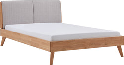 Lit HASENA SIMONE - L : 140,0 cm x P : 200,0 cm / Marron clair