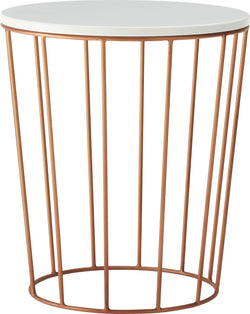 HASENA LINA Table de chevet - Blanc / Hauteur : 52,0 cm