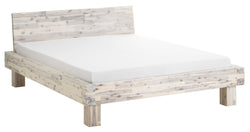 CORELLE Bett - Akazie lasiert weiss / B: 180.0 cm x T: 200.0 cm