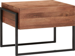 DON Nachttisch_FSC - Nussbaum / B: 47.0 cm x T: 40.0 cm x H: 35.0 cm