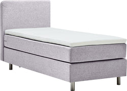 VALERIE Lit Boxspring - Hellgrau / L: 90.0 cm x P: 200.0 cm