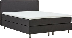 VALERIE Letto Boxspring - Antracite / L: 160.0 cm x P: 200.0 cm