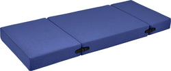 MAXIMILIAN Matelas pliant - Bleu / 78 x 202 cm