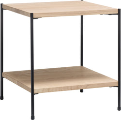 MALA Table de chevet - chêne blanc / L: 40.0 cm x P: 40.0 cm x H: 43.0 cm