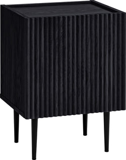 Table de chevet ILVI - L : 40,0 cm x P : 34,0 cm x H : 55,0 cm / Noir