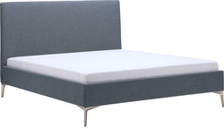 CELINE Polsterbet_Lova_grau_Nr.4_180x200 - Grau / B: 180.0 cm x T: 200.0 cm