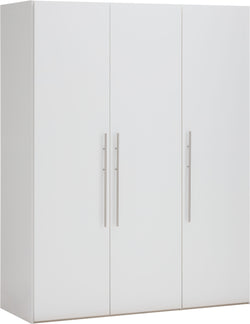 MODUL Armoire à portes pivotantes - Weiss / L: 153.0 cm x P: 59.0 cm x H: 195.0 cm