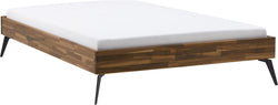 CARA Bett - Nussbaum / B: 120.0 cm x T: 200.0 cm