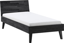 CARA Letto - Faggio nero / L: 90.0 cm x P: 200.0 cm