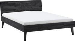 CARA Bett - Buche schwarz / B: 140.0 cm x T: 200.0 cm