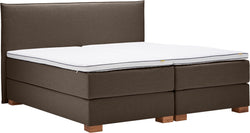 bico GOODNIGHT Lit Boxspring - Taupe / L: 180.0 cm x P: 200.0 cm