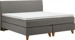 bico GOODNIGHT Boxspringbett - Grau / B: 160.0 cm x T: 200.0 cm
