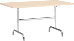Schaffner SÄNTIS Table pliante - sable / L: 140.0 cm x P: 80.0 cm x H: 72.0 cm