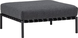 HORIZON Pouf lounge - Anthracite / P: 87.0 cm x L: 87.0 cm x H: 42.0 cm