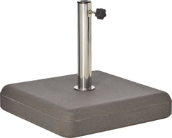 CONCRETE Base per ombrellone - Effetto cemento / L: 45.0 cm x P: 45.0 cm x A: 38.5 cm