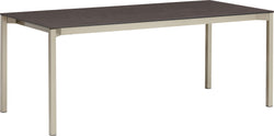 MALO Gartentisch - polarsilber / moon grey / B: 220.0 cm x T: 90.0 cm x H: 75.0 cm
