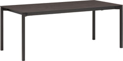 MALO Gartentisch - schwarz / moon grey / B: 190.0 - 250.0 cm x T: 90.0 cm x H: 75.0 cm