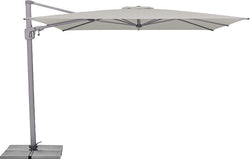 Suncomfort by Glatz SUNFLEX Sonnenschirm - Hellgrau / B: 300.0 cm x T: 300.0 cm x H: 254.0 cm