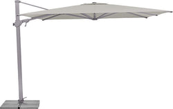 Suncomfort by Glatz VARIOFLEX Sonnenschirm - Hellgrau / B: 300.0 cm x T: 300.0 cm x H: 255.0 cm