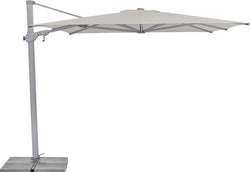 Suncomfort by Glatz VARIOFLEX Ombrellone - Grigio chiaro / L: 330.0 cm x P: 270.0 cm x A: 254.0 cm