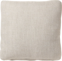 NIHOA Lounge Zierkissen - Hellgrau / B: 36.0 cm x T: 12.0 cm x H: 36.0 cm