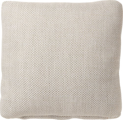 NIHOA Lounge Zierkissen - Hellgrau / B: 36.0 cm x T: 12.0 cm x H: 36.0 cm