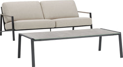 LAZARETO II Lounge Set_Sofa+Tisch - Beige / B:193.0 cm x T:99.0 x H:78.0 cm