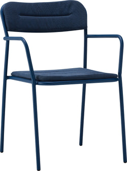 FAVIGNANA Chaise - bleu foncé / L: 51.0 cm x P: 51.0 cm x H: 79.5 cm