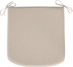 MALÉ Sitzkissen - Grau / B: 43.0 cm x T: 50.0 cm x H: 4.0 cm