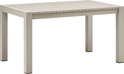 CADIZ Garten-Ausziehtisch - Coral sand / B: 140cm - 200 cm x T: 90.0 cm x H: 75.0 cm