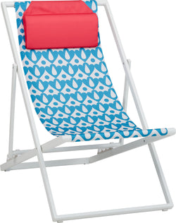 SE-CIAO Lettino blu - Blu / L: 60.0 cm x P: 101.0 cm x A: 93.0 cm