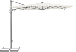 Parasol FAMILYFLEX - blanc sable / 250 x 250 cm