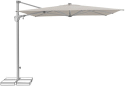 Parasol FAMILYFLEX - gris clair / 250 x 250 cm