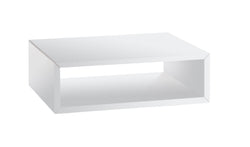 Comodino AKAI in MDF bianco - Bianco / L: 50,0 cm x P: 41,0 cm x A: 16,0 cm